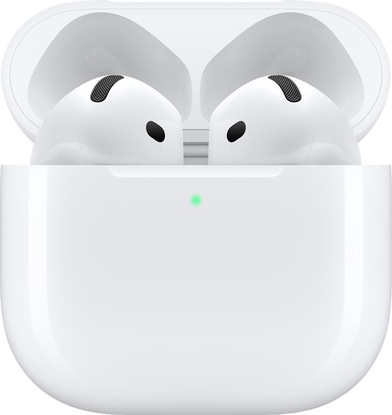 Apple AirPods 4 mit ANC – Bluetooth-Kopfhörer mit 3D-Audio, Transparenzmodus & Ladecase – IPX4 – Weiß Apple AirPods 4 mit ANC – Bluetooth-Kopfhörer mit 3D-Audio, Transparenzmodus & Ladecase – IPX4 – Weiß